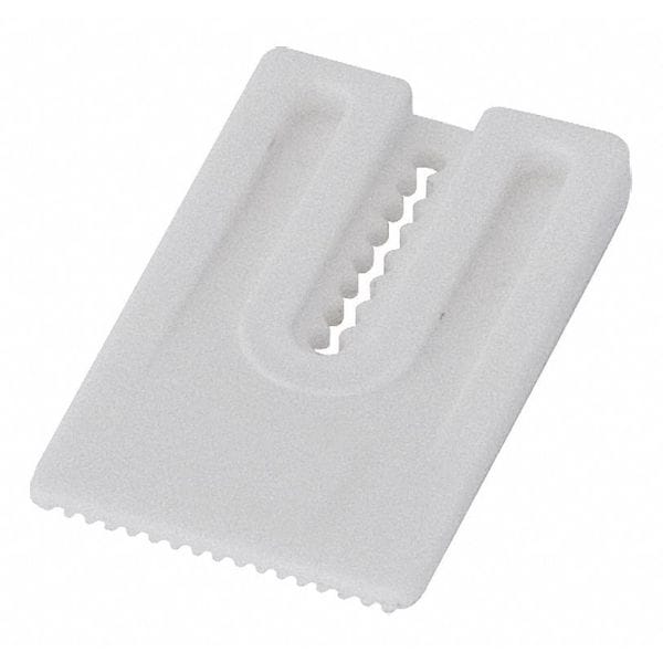 Zoro Select Toilet Wedge, Plastic, White, PK8 31001 Zoro