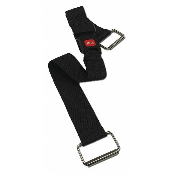Dick Medical Supply Strap, Black, 7 ft. L x 2-1/2