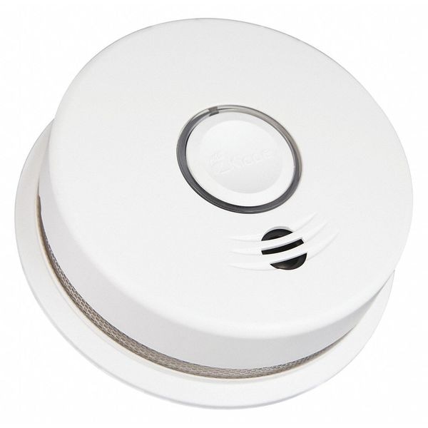 Kidde Smoke Alarm, Photoelectric Sensor, 85 dB 10 ft Audible Alert