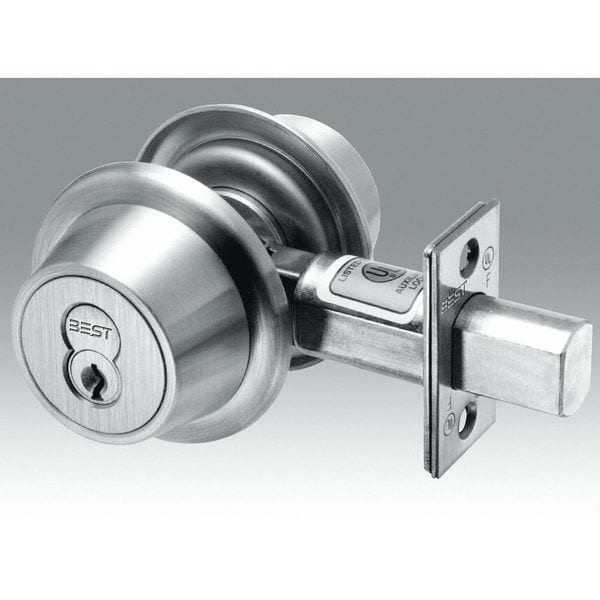Best Deadbolt, Cylindrical, Satin Chrome 8T37MSTK626 Zoro