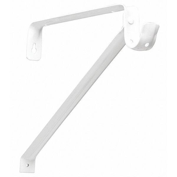 Knape & Vogt Shelf Bracket, Steel, 500 lb. RP0042BWT Zoro