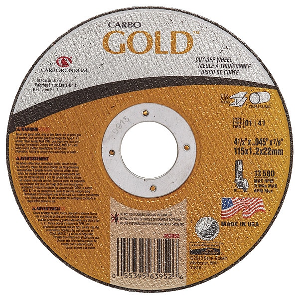 cut off wheel specification