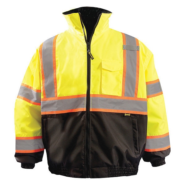 user_91b62e1bさま専用☺︎ Occunomix Jacket, Polyester, Class 3 R, Yellow, 2XL LUX-350