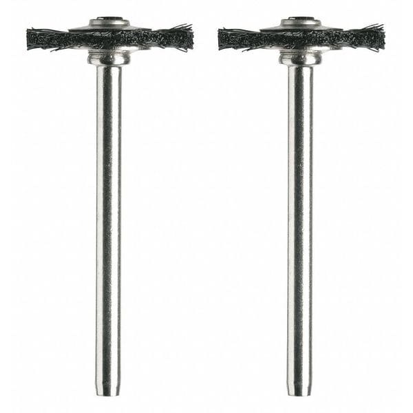 Dremel Nylon Bristle Brush, 3/4in. dia., PK2 40302 Zoro