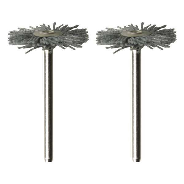 Dremel Nylon Bristle Brush,1 In. Dia.,PK2 (53802) Zoro