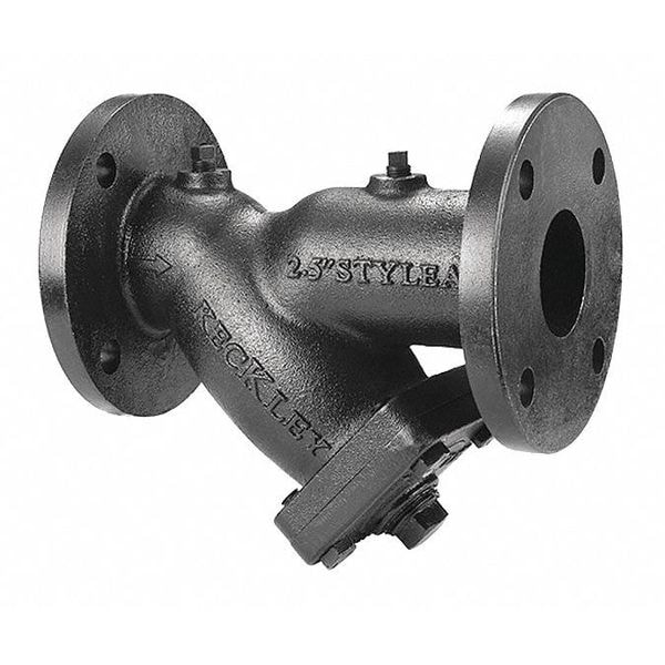 Keckley 6", Flanged, Cast iron, Y Strainer, 200 psi 150 Degrees F WOG