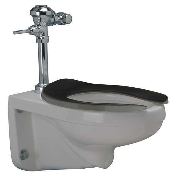 Zurn Flush Valve Toilet, 1.28/1.6 gpf, Flush Valve, Wall Mount