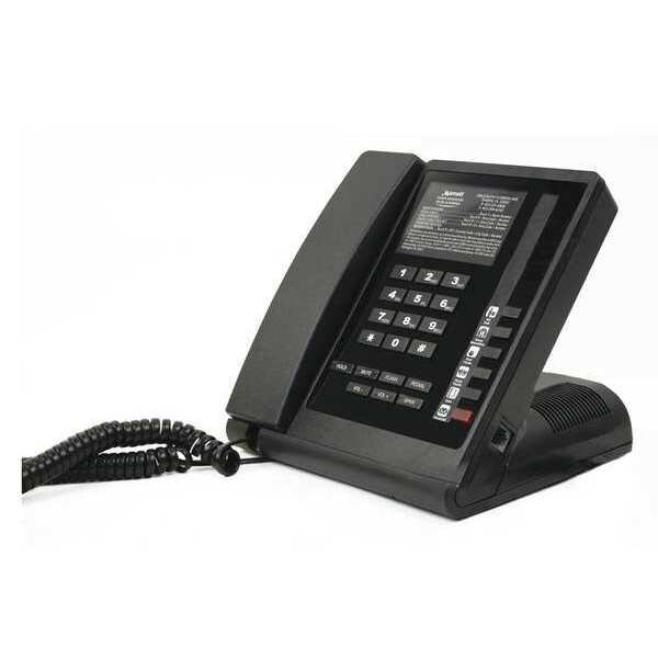 Bittel Hospitality Telephone, Analog, Wall or Desk Black UNOAS-5BA