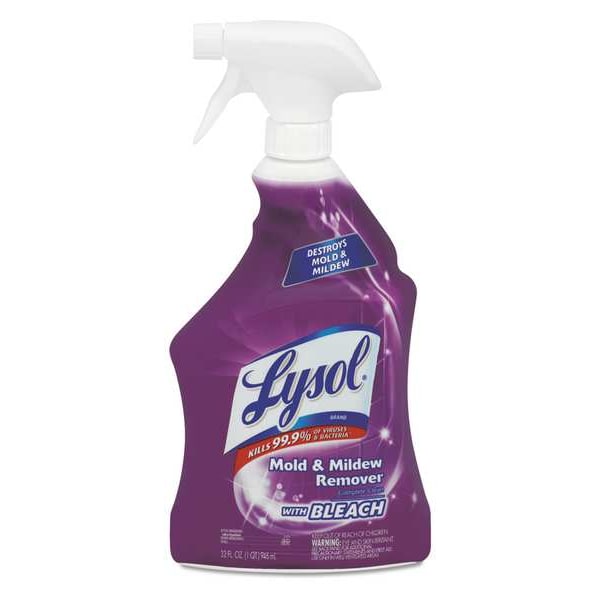 Lysol 1920078915 64.06 Mold Mildew Remover, 32 oz., Bleach, PK12