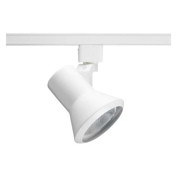 Juno Lighting Track Fixture, Flared Step, 50W, 120V R551 WH Zoro
