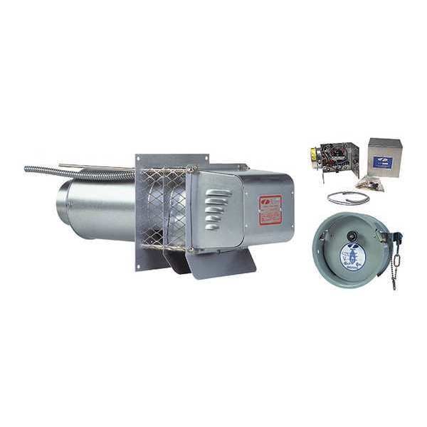 Field Controls Power Venter, 115, Aluminum Steel, 9 in H., 4 Inlet and  Outlet Dia. SWG-4G | Zoro