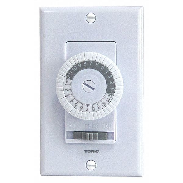 Tork Timer, Electromechanical, 24hr, InWall 701B Zoro