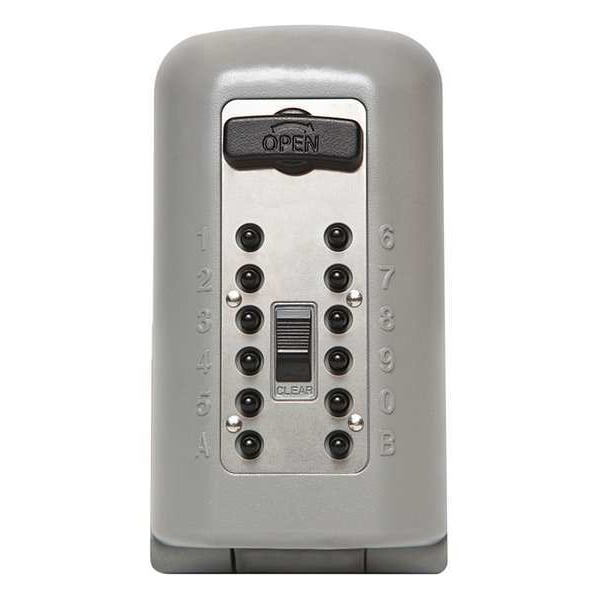 Kidde Lock Box, Titanium, Push Button, 5 Keys 2047 | Zoro