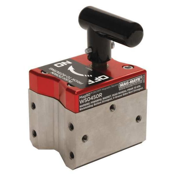 Mag-Mate Magnetic Weld Square, 3x2-3/4in, 450lb WS0450R