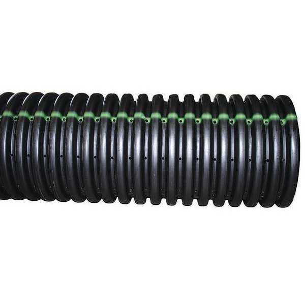 Advanced Drainage Systems Corrugated Drainage Pipe, 6" Dia 06010010 Zoro