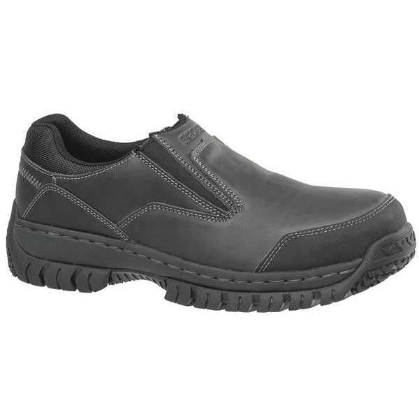 Skechers Slip-On Shoes, 11-1/2, D, Men, Black, PR 77066 -BLK SZ 11.5 | Zoro