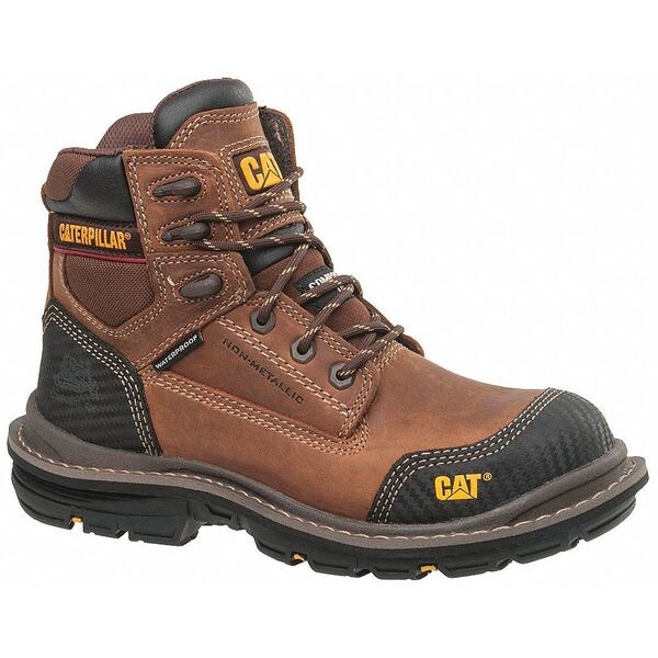 Cat Footwear Men's, Composite Toe, Work Boots, 111/2, M, Dark Beige