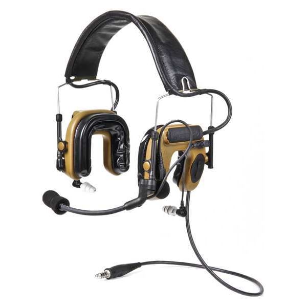 3M Headset, Over the Head, Brown, 18dB NRR MT16H044FB-47 CY