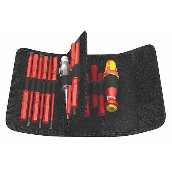 Wera Insulated Screwdriver Set, 18 pc. 05003471008 Zoro