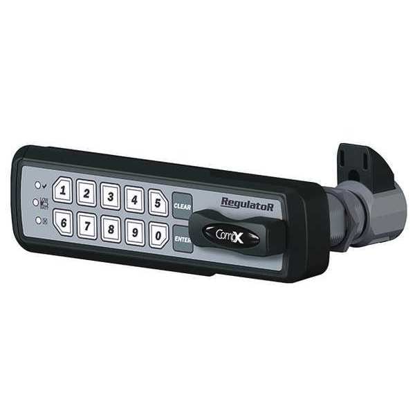 Compx Regulator Electronic Keyless Lock, Black, LH REGSL3BLK Zoro