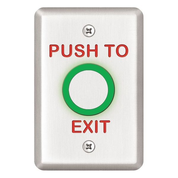 Sdc Exit Push Button, 27/8 in. W 463U Zoro