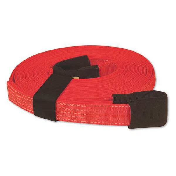 Snap-Loc Tow Strap, 6667 lb. WLL, 2 in. W, Red SLTT230K20R