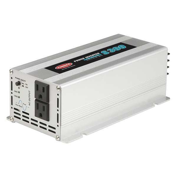 Tundra Power Inverter, Pure Sine Wave, 600 W Peak, 300 W Continuous, 2 Outlets S300