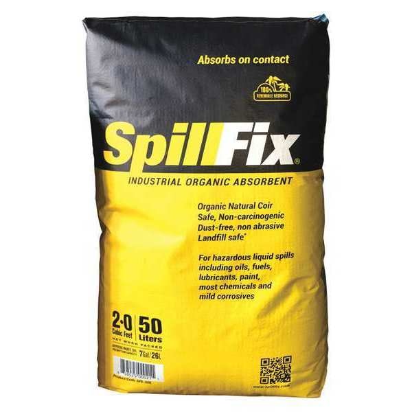 Spill Fix Universal Absorbent, 2.0 cu. ft., Bag GALSPL50L