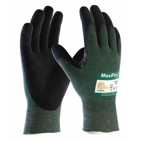 Pip MaxiFlex Cut Resistant Gloves, A2 Cut Level, Palm Dipped, Nitrile