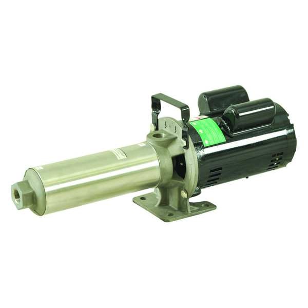 Dayton Multi-Stage Booster Pump, 3 hp, 240V AC, 1 Phase, 1 in NPT Inlet Size, 13 Stage 45MW93
