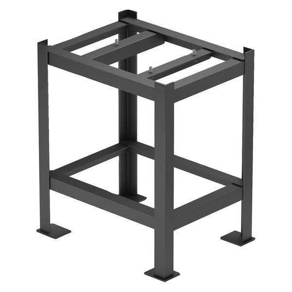 Zoro Select Surface Plate Stand, 24 in. W, Stationary TBL24x36STB Zoro