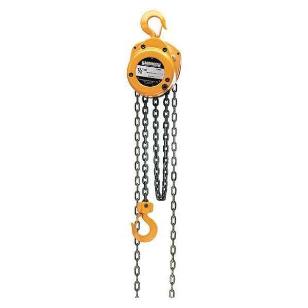 Harrington Manual Chain Hoist, 30 ft.Lift CF00530 Zoro