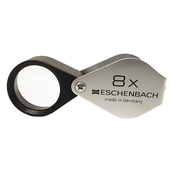 Eschenbach Optik Gmbh Handheld Magnifier, 23mm, 36D, Chrome 11768 Zoro