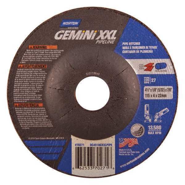新作揃え & Cut-Off Abrasives Norton Grinding Dia in 5 27, Type Wheel, ジャケット・アウター