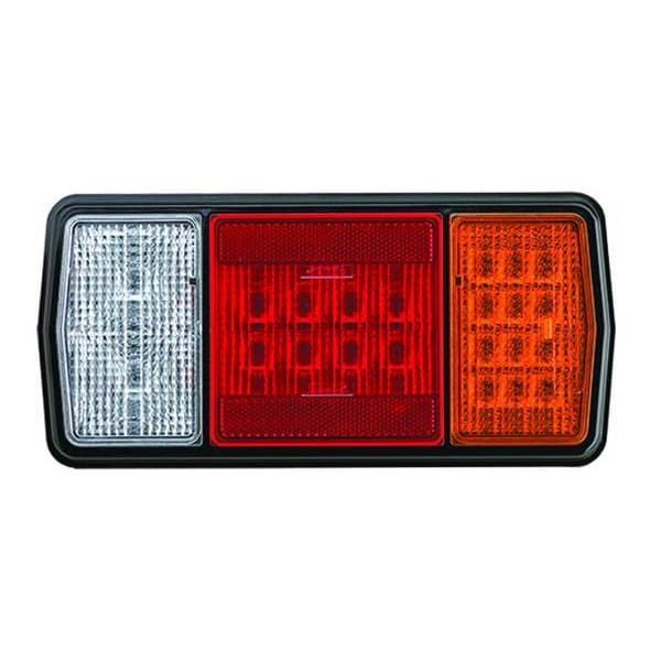 J.W. Speaker Stop-Turn-Tail Lamp, Blk/Clear/Red/Amber 265