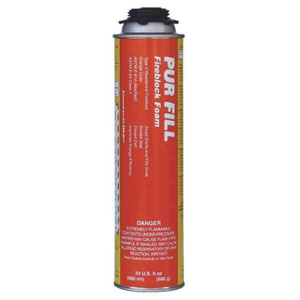 Todol Fire Barrier Spray Foam Sealant, Aerosol Can, Orange, 2 Component FB01 Zoro