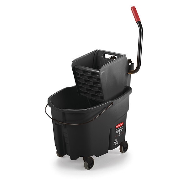 Rubbermaid 1863896 144.00 Mop Bucket and Wringer, 83/4 gal., Black