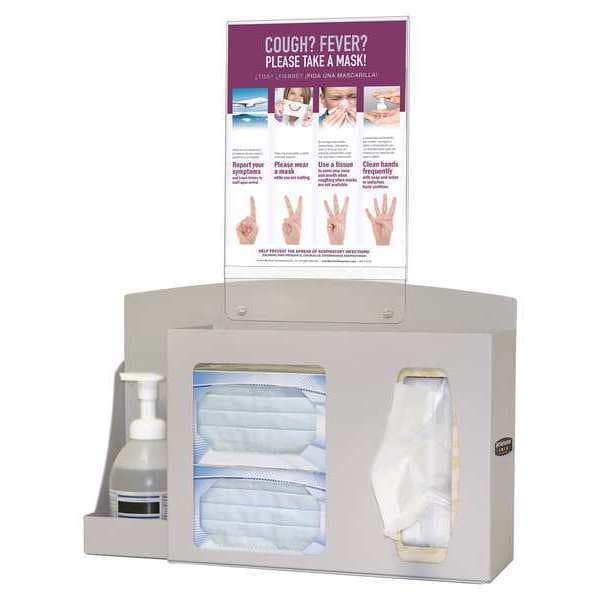 Bowman Dispensers Respiratory Hygiene Station, 233/64 in.H BD2010012