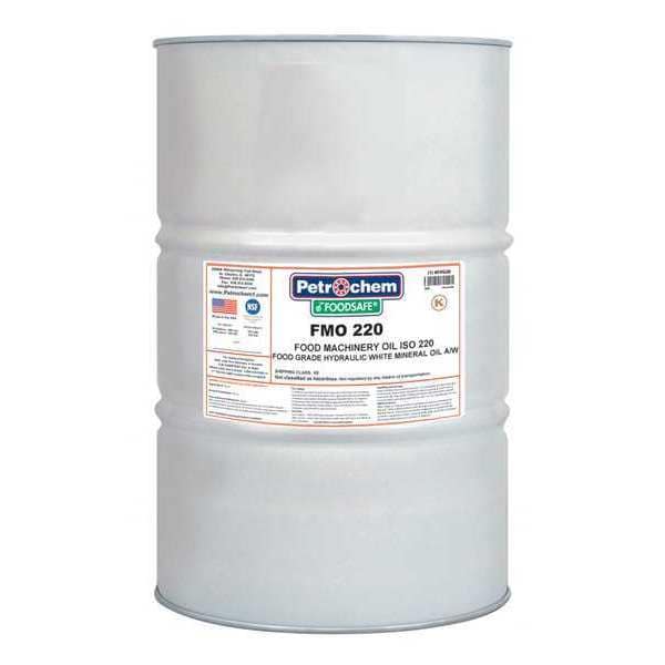 Petrochem 55 gal Hydraulic Oil Drum 220 ISO Viscosity, 50 SAE FMO 220-055
