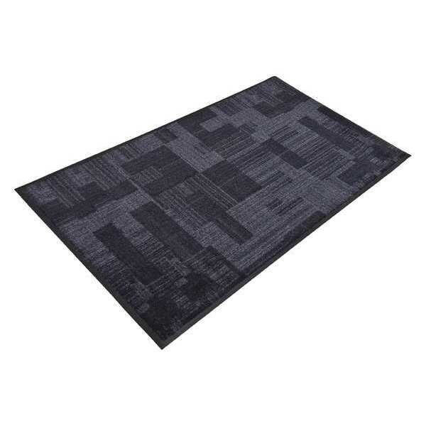 Crown Matting Technologies Entrance Mat, 1/4" thick, Black SY0310BK Zoro