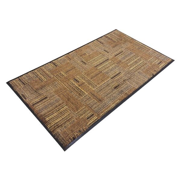Crown Matting Technologies Entrance Mat, 1/4" thick, Brown SY0310BR Zoro