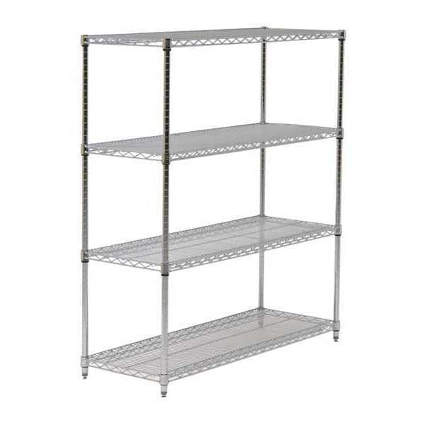 Zoro Select Wire Shelving Unit, 18