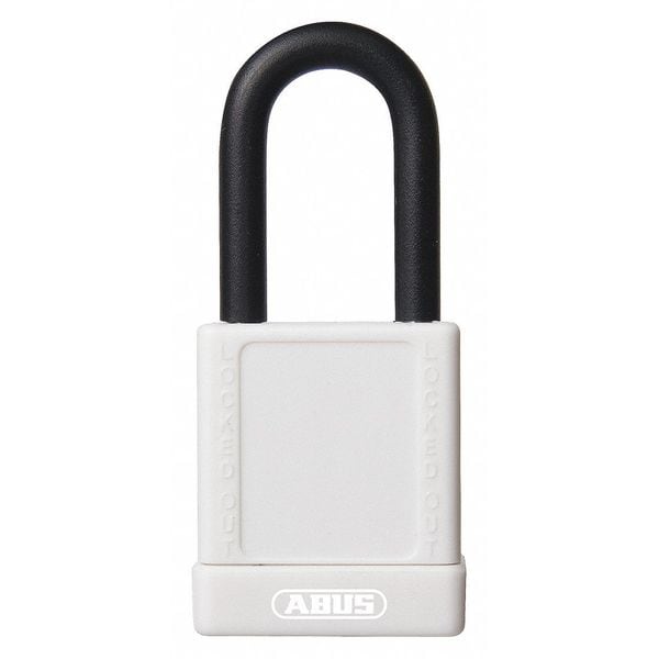 Abus Lockout Padlock, KD, White, 1-3/4