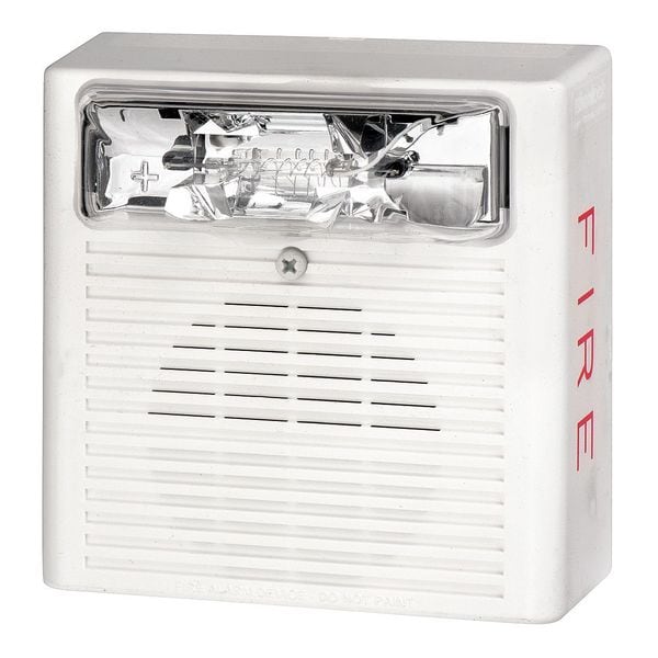 Eaton Horn Strobe, White, 0.480A, Ceiling Mnt CN125715 Zoro