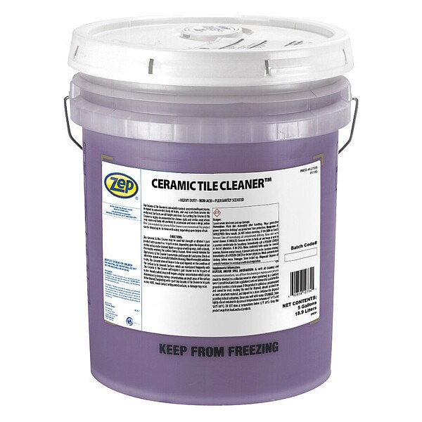Zep Ceramic Tile Cleaner, 5 gal., Drum 127335 Zoro
