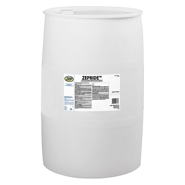 Zep Cleaner/Degreaser, 55 Gal Drum, Liquid, Dark Blue 56785 Zoro