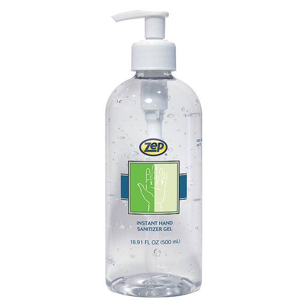 Download Zep 87801G $56.44 Hand Sanitizer, 500mL, Pump Bottle, PK12 | Zoro.com