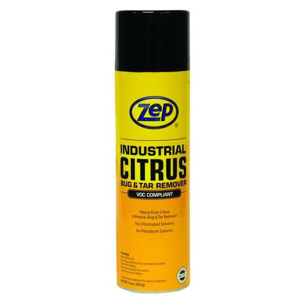 Zep Adhesive/Bug/Tar Remover, Bug and Tar Removers, 20 oz, 12 PK