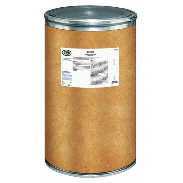 Zep 100 lb. Powdered Vehicle Wash Drum, Red, Powder 278740 Zoro
