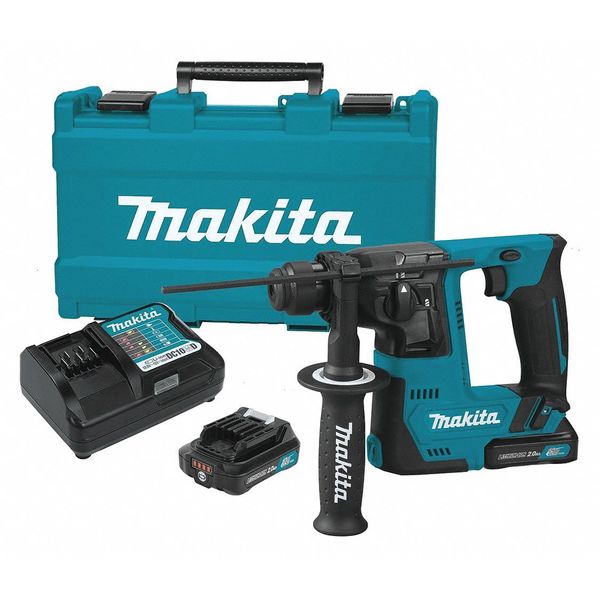 Makita 12V max CXT® 9/16" SDS-PLUS Rotary Hammer Kit (2.0Ah) RH02R1